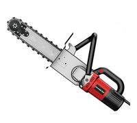 Diamond Chain Concrete Saw with Water Fed Dust 7500 RPM Electric Precision Wall Cutting Machine Chainsaw Powerful with 2 Chains/2 Guide Bar(8800w)