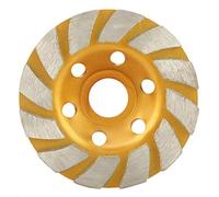 Diamond chunky grinding discs 100mm 4.5 inches Diamond cup grinder Beveled design metal Highly wear resistant grinding discs for angle grinders Polishing machines