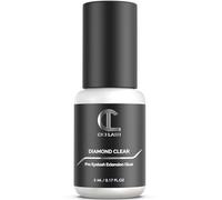 Diamond Clear Eyelash Extension Glue for Professionals - Maximum 7 Week Retention / 1-2 Second Drying Time Semi Permanent Individual/Volume Lash Glue with Transparent Color - Latex Free 5ML/0.17 FL.OZ