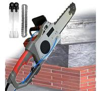 Diamond Concrete Chainsaw Wall Cutter, Handheld Electric Chainsaw for Granite, Porcelain, Wood, Stone, Efficient Grooving and Cutting Tool