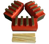 Diamond Concrete Grinding Blocks for EDCO, Husqavarna/Diamond Products Floor Grinders, Set of 3, #18/20 Grit