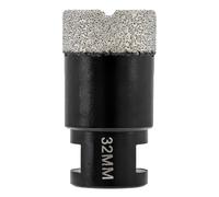 Diamond Core Drill Bit 32mm Tile Hole Cutter Diamond Hole Saw M14 Thread Dry or Wet Cutting for Porcelain Ceramic Tile Marble Granite Quartz Stone