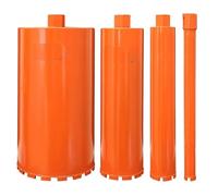 Diamond Core Drill Bit Reinforced Concrete Drill of 25-200mm for Punching Holes in Air Conditioning Walls Punching Drilling Tool(Diameter159mm14teeth)