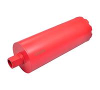Diamond Core Drill Bit Silver 132x400mm Wet Dry Concrete Granite Core 7mm seg HD