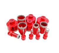 Diamond Core Drill Bits M14 Thread for Porcelain Tile Masonry Granite, Marble DIY- Less Chipping - Long Lifetime - Dry/Wet Smooth Drilling