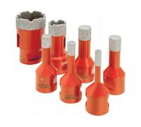 Diamond Core Drill Bits Set M14 Tile Porcelain Hole Saw Kit 6-35mm 7pcs