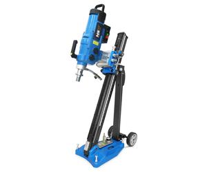 Diamond Core Drill With Stand 3700 W up to 1230 rpm Drilling Diameter max. 450 mm - Concrete Drills by MSW Black,Blue