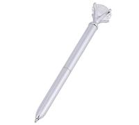 Diamond Crystal Pen Metal Ballpoint Pen Crystal Ball Pens Ballpoint Pen with Gift Bags for Office School Writing Supplies(Silver) Office Supplies