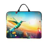 Diamond Cut Bluebird Pattern Laptop Sleeve Case 14 in Suitable for Notebook Computer Tablet Traveling Carrying Simple Case