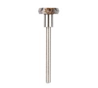Diamond Cut Flywheel Shank for Jewelry Engraving, Precision Metal Cutting Accessory with Multiple Angles, Compatible with Micro - Motor Flex Shaft Tools for Gold Silver (Single Crystal Knife 125