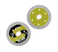 Diamond Cutting and Grinding Discs 85mm - 2pcs X Mesh Disc Cutter Diamond Blade for Ceramic Tile Porcelain Marble Granite Artificial Stone SANLEETEK