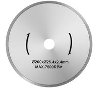 Diamond Cutting Blade 200 - Tile Cutting Machines by MSW Silver