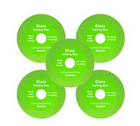 Diamond Cutting Disc,5 PCS Ultra Thin 1.4mm Tile & Glass Cutting Blade for Angle Grinder 100mm Diameter Saw Blades for Ceramics Jade Crystal - Professional Grinder Blades Cutting Disc