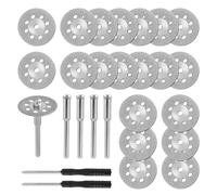 Diamond Cutting Disc Cutter 20Pcs for Dremel Rotary Tool 545 Metal Cutting Wheel Cut Off Discs with 3mm Mandrel for Stone Tile Glass Cutting