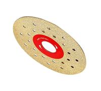 Diamond Cutting Disc | Gold 4 Inch Disc, Pack Of 12: For Angle Grinder, Cutting Tile, Glass, Rock