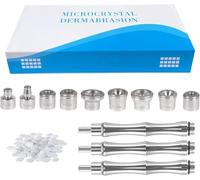 Diamond Dermabrasion Head, Microdermabrasion Kit (9 Tips and 3 Wands and 1 Pack Filters), Facial Exfoliator Tool for Home