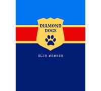 Diamond Dogs Club Member: Ted Lasso 8.5x11 Lined Notebook | Journal | Diary, Perfect Gift for AFC Richmond Soccer Fans