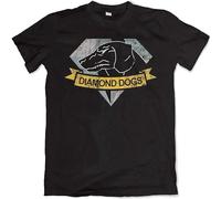Diamond Dogs Distressed Solid Gamer Gear Mens T Shirt Size 3XL Black
