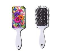 Diamond Dots Crystal Art Comb DIY Diamond Art Kits Hair Brush Irregular Shape Gift for Women & Friends