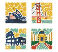 Diamond DOTZ 2594545 Original 5D Diamond Painting Mini Dotz Set, Monumente