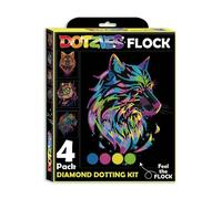 Diamond Dotz Adults Flocked Wild Neon Top Quality