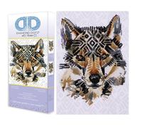 DIAMOND DOTZ at Home - Dreamtime Wolf, Partial Drill, Round Dotz, Diamond Painting Kits, Diamond Art Kits for Adults, Gem Art, Diamond Art, 16"x21"