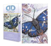 Diamond Dotz at Home Elegant Flutter Diamond Painting for Adults with Gems | Full Coverage Design, Sparkling Faceted Finish, Complete Starter Set, Vibrant Wall Decor, Ready to Frame, Great Handmade Gift