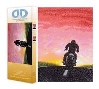 Diamond Dotz at Home My Time My Motorcycle Diamond Painting Kit Adults | Full Coverage Design, Sparkling Faceted Finish, Relaxing Hobby Project, Vibrant Wall Decor, Fun for Beginners, Ready to Frame