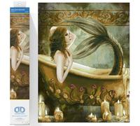 Diamond Dotz Bath Time Mermaid Diamond Painting Kit for Adults with Gems | Full Coverage Design, Sparkling Faceted Finish, Complete Starter Set, Vibrant Wall Decor, Ready to Frame, Great Handmade Gift