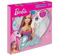 Diamond DOTZ DBX.094 Barbie Original 5D Diamond Painting Set, DOTZ Box I Believe, Creative Set with Sparkling Diamond Mosaic Stones, Painting Set Approx. 28 x 28 cm, DIY Complete Set for Children,