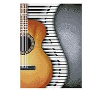 Diamond Dotz Squares - Classical Jazz - Guitar - Musical - Make - Crafts - Gifts