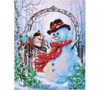 Diamond Dotz Complete Diamond Facet Art Kit Father Snow