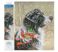 DIAMOND DOTZ DD10 Intermediate Kit, Christmas Collie, 50 x 40 cm