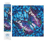Diamond Dotz (DD5.017) - Flutter By Mauve Butterfly - Diamond Facet Art Craft Kit - 12 x 12