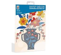 DIAMOND DOTZ Décor Blue Vase Diamond Painting Kits for Adults - Floral Diamond Art Kits a Relaxing Creative Craft Kit with Dotz Gems 11.8x7.9