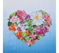 Diamond Dotz Diamond Painting Kit: Flower Heart