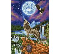 Diamond Dotz Diamond Painting Kit Mystic Wolf