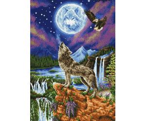 Diamond Dotz Diamond Painting Kit Mystic Wolf