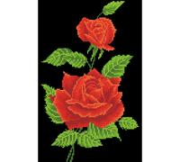 Diamond Dotz - Diamond Painting Kit - Red Rose Corsage 27 x 42cm