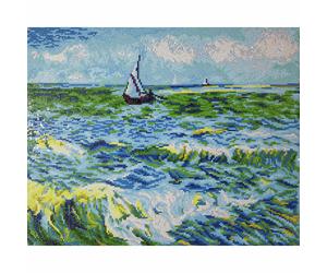 Diamond Dotz - Diamond Painting Kit - Seascape Saint Maries Design - Advanced