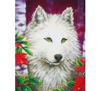 Diamond Dotz Diamond Painting Kit White Wolf
