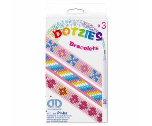 Diamond Dotz Dotzies: Bracelet Kit: Pinks