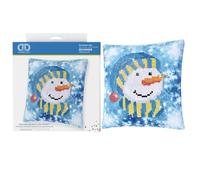 Diamond Dotz DPP2 Kit Snowman Cap Resin Beads 18 x 18 cm
