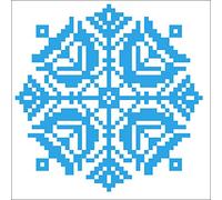 DIAMOND DOTZ DPP2 Kits, Snowflake, 18 x 18cm