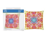 DIAMOND DOTZ DPP2 Pillow, Beginner, Canvas, Summer Sparkle, 18cm x 18cm
