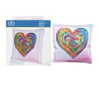 DIAMOND DOTZ Embroidery Pillow, Multicoloured, 18cm x 18cm