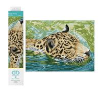 Diamond Dotz Jungle Prince Animal Diamond Painting Kit for Adults with Gems | Full Coverage Design, Sparkling Faceted Finish, Complete Starter Set, Vibrant Wall Decor, Ready to Frame, Great Handmade Gift
