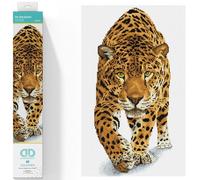 DIAMOND DOTZ Leopard DQ9 Kit, Intermediate Kit, On The Prowl, 32 x 52cm