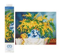 DIAMOND DOTZ Painting, Beginner Kit, Canvas, Native Wattle, 50.8 x 40.6 cm