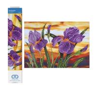 DIAMOND DOTZ Painting, Beginner Kit, Iris Sunset, 37 x 52cm
